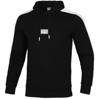 Puma Heren Avenir Graphic Hoodie Getapete Logo Trui Zwart 598233 01