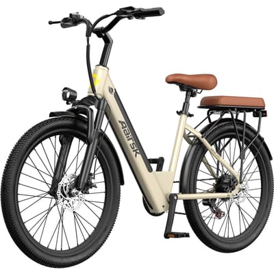 Aairsk S600 250W E-Bike Met Zitje 36V13Ah Batterij 24 Inch Banden Multi-Terrain Elektrische Fiets Volwassen Stads Woon-Werkverkeer Elektrische Fiets Met NFC