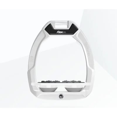 Veiligheidseisen voor ruiters Plat Ultra Grip Wit/Wit/Grijs Flex-On Safe-On