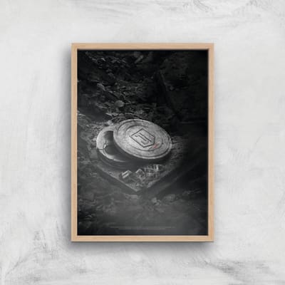 Justice League Snyder Cut Film Reels Poster Giclee Art Print - A4 - Wooden Frame
