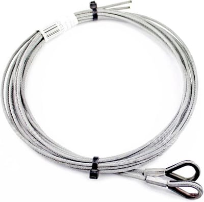 Staalkabels - Draadkabels Garagedeur - Garagedeuren Ophangen - 3-Fitting Z Constructie - 3 mm 2695 cm - Meerkleurig