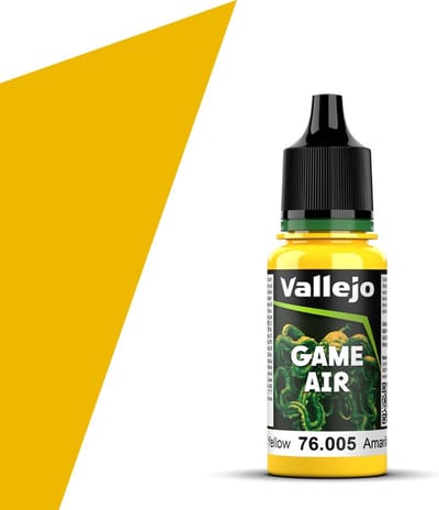 Vallejo Hobbyverf Acrylverf - 76005 Game Air - Moon Yellow - Acryl - Verf flesje - 18 ml