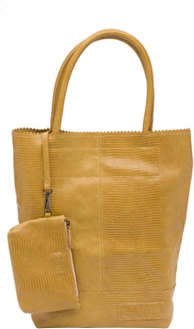 Zebra Kartel Shopper - Okergeel