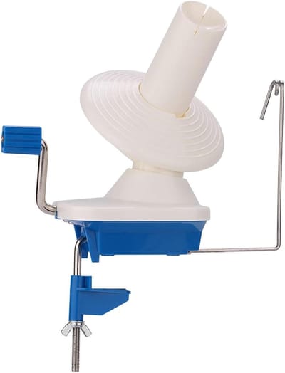 Garenklos Opwinder - Garen Wikkelaar - Garen Organiseren - Compact Draagbaar - Tot 5.2cm - Blauw
