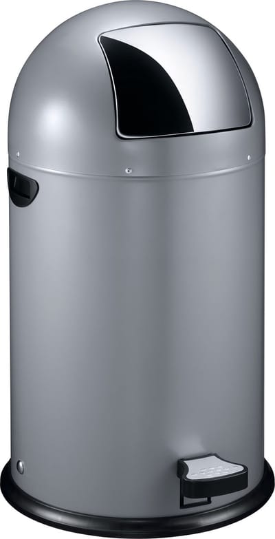 EKO - Kickcan 33 liter - Steel - lichtgrijs - Prullenbak
