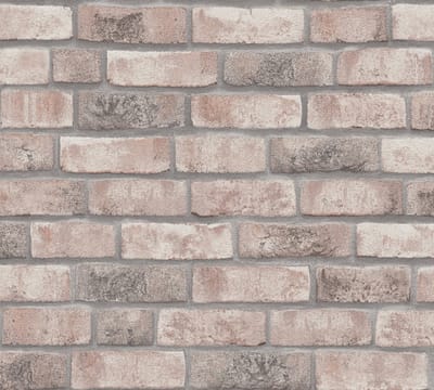 BAKSTENEN BEHANG | industrieel - Grijs Beige - A.S. Création Elements 2