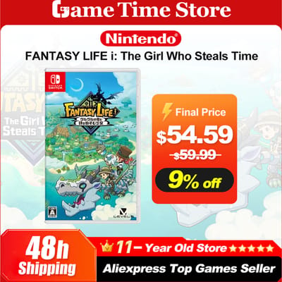 FANTASY LIFE i The Girl Who Steals Time Nintendo Switch Game Deals 100% officiële fysieke gamekaart Fantasy Life Switch Game