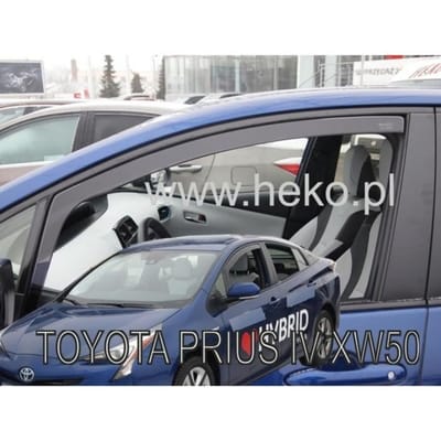 Déflecteurs d'air - J&J AUTOMOTIVE - Toyota Prius 4 - Fumé - Acrylique renforcé - Installation facile
