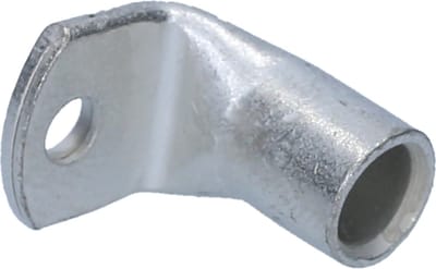 Set van 10 A5-L4 buiskabelschoenen 90° haaks 25mm² M4 ongeïsoleerd van vertind koper