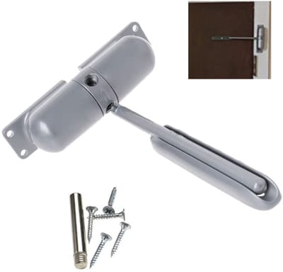 Dailygoods- Branddeurdranger Automatische Deurdranger - Heavy Duty - Verstelbare Deur Closer - Hydraulische Deurdranger - Zinklegering - Eenvoudig te Installeren - Deurdichter