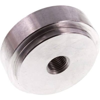 G 1/4'' Female Aluminum Vacuum Zuignap Fitting DN 11.8 Ø 60 - FL1-F-A-014G-11P8-60