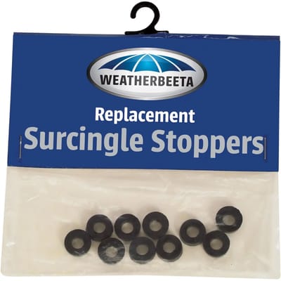 Set van 10 rubberen paarden singelstoppers Weatherbeeta