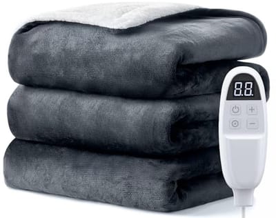 Elektrische verwarmingsdeken 130 x 180 cm met 6 niveaus en timer