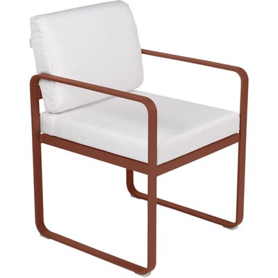 Fermob BELLEVIE fauteuil voor de eethoek - 20 okerrood - 81 witgrijs