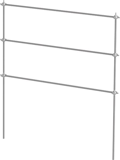 WITBOSCH - Plantensteun - Modulaire leisteun - 107 x 110 cm