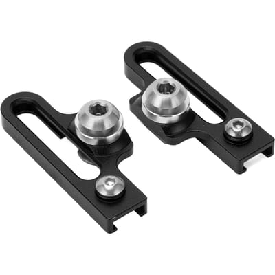 2 stuks Fiets C Klem Remblok Aluminiumlegering Verlengstuk C Remklauw Adapter Remmen voor Racefietsen Zwart zwart