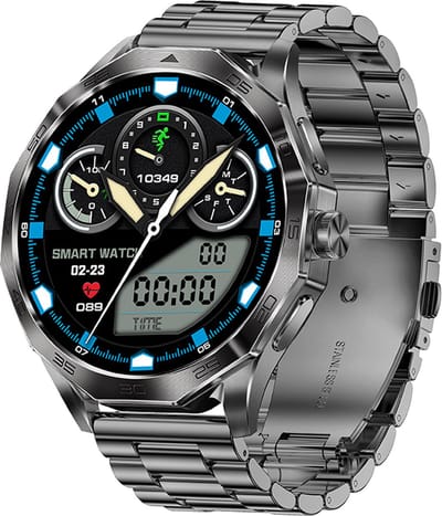 WizBay Premium Select - Fitness Tracker - GPS Tracker - Hartslag Bloedzuurstof - IP68 Waterdicht - Zwart