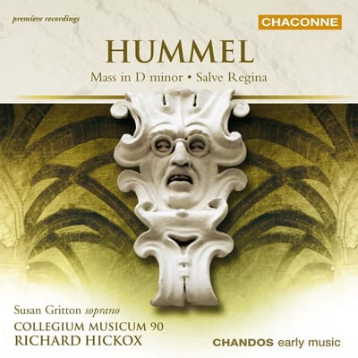 Susan Gritton, Mark Padmore, Collegium Musicum 90 - Hummel: Mass | Salve Regina (CD)