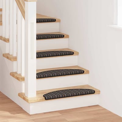 vidaXL - Zelfklevende - trapmatten - 15 - st - 65 - x - 21 - x - 4 - cm - Non-Slip - Antraciet