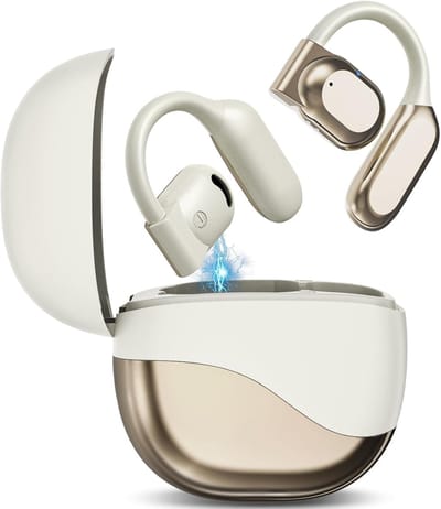 Draadloze sport Bluetooth hoofdtelefoon met 58 uur batterijduur en ruisonderdrukking