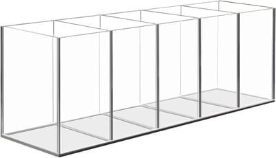 Acryl Pen Houder Met 5 Compartimenten - Desk Organizer Voor Briefpapier En Make-up