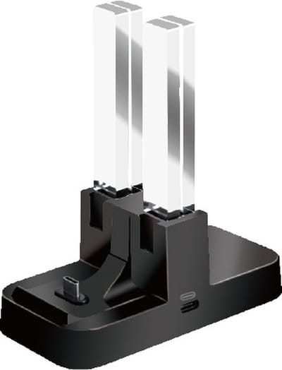 DrPhone CDP – 4 in 1 Dockingstation - Oplader – LED licht – Oplaadstation - Geschikt voor N-Switch controllers – Zwart