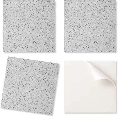 Vinyltegels met decoratief steenpatroon en textuur voor keuken of badkamer, 20x20x20 cm