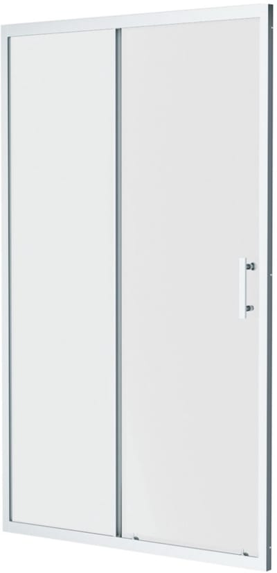LINEA UNO - Arda 120 x 200 - Chroom - Schuifdeur - - Nano coating - Easy Clean - Douchewand - 109120
