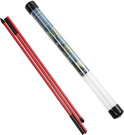 JHUBERS- Uitlijning Stick 48 Inch - Opvouwbare Uitlijningsstaven - Golf Training Aid - Houdingscorrector - Richten/Putten - Ideaal voor Binnen/Buiten - Golfstokken