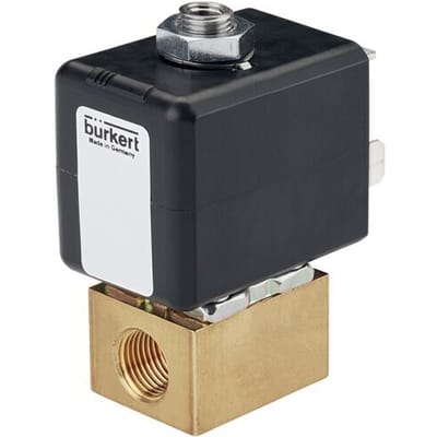 Magneetventiel 3/2-weg 20x20 mm SFB flens NC Roestvrij staal FKM 0-11.5bar/167psi 24VDC 7012 390351