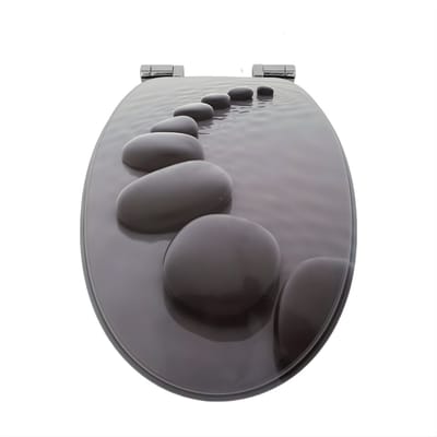 WC-bril - Toiletbril – Voor Toilet & Badkamer – Verdikt & Antibacterieel - Met Soft-Close – Met print