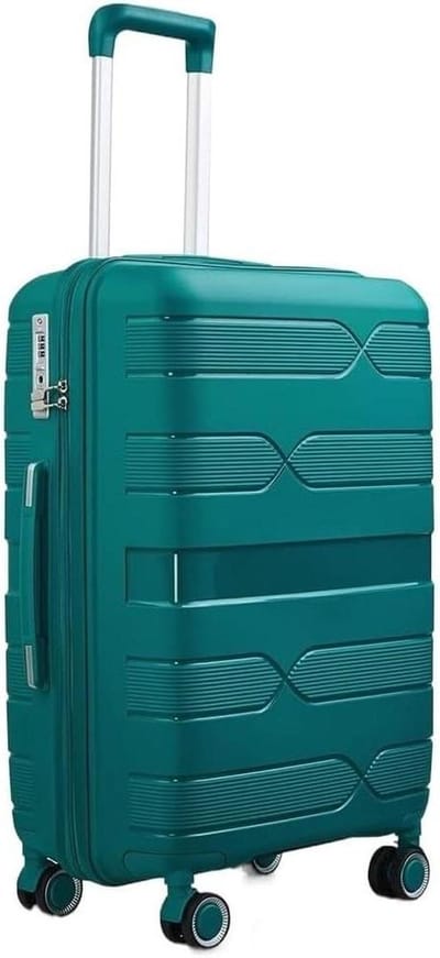 Reis Koffer - Handbagage Trolley - Zakenreizen Vakanties - Lichtgewicht Hardcase - 28 inch - Geel
