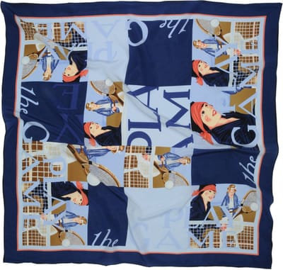 We Love Ties - Sjaals - Sjaal Tennis Play The Game - blauw