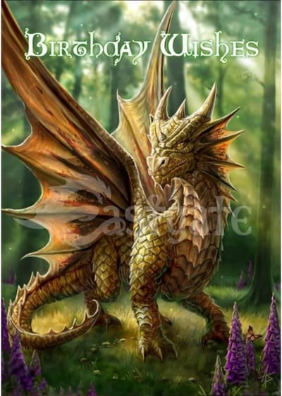 Eastgate Wenskaart Friendly Dragon Multicolours