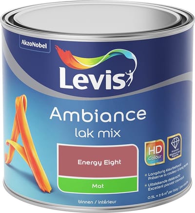 Levis - Ambiance Lak Mat Mix - Energy Eight - Mengverf - 0,5 L