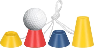 Rubber Winter Golf Tees: Rubber Golf Tees Voor Winter Matten Indoor Golf Tees met Verschillende Hoogtes voor Frosty Days Golf Accessoires 4 Stks