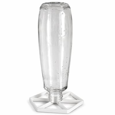 Flessenrek Geschikt voor SodaStream Flessen – Druiprek – Droogrek voor Kunststof en Glazen Flessen – Hygiënisch Laten Drogen – Ruimtebesparend Design – Zwart
