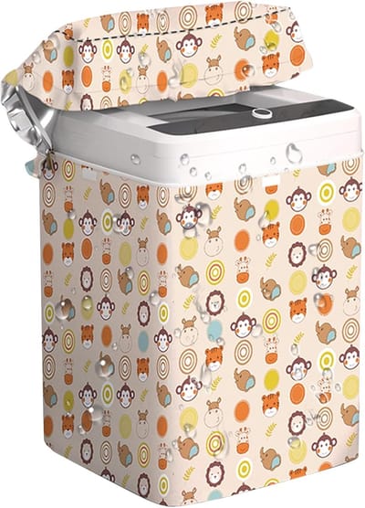 Wasmachinehoes Bovenlader - Apparaat Beschermhoes - Binnenhuis Bescherming - Waterdicht Stofbestendig - 26 x 216 x 37 cm - Dierenwereld