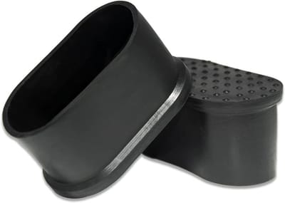 8 Stuks Ovalen Stoelpootbeschermers van Flexibel Zacht PVC - Vloerbeschermers voor Meubels, 30 x 60 mm, Ideaal voor Tafelpoten en Stoelen