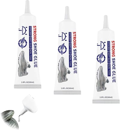 Schoenlijm Set - Reparatielijm - Schoenen Repareren - Extra Sterk Waterdicht - 3 Stuks 60ml - Transparant