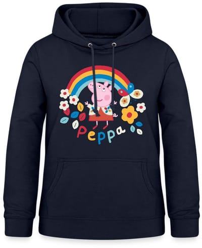 Peppa Pig Regenboog Hoodie Dames