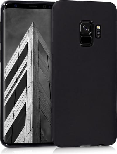 kwmobile telefoonhoesje geschikt voor Samsung Galaxy S9 - Hoesje voor smartphone - Back cover in mat zwart