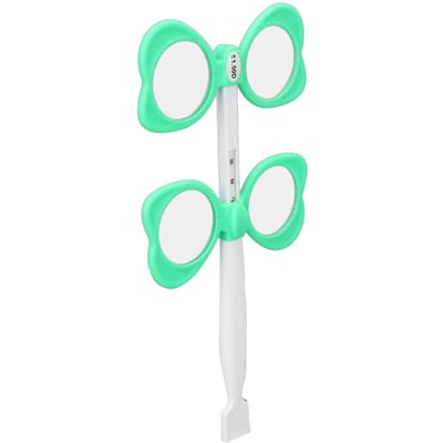 Optische Flipper Groen Optometrie Plastic Klaplens met 5 Gezichtstestkaarten voor Nabijzicht Test + 150 white