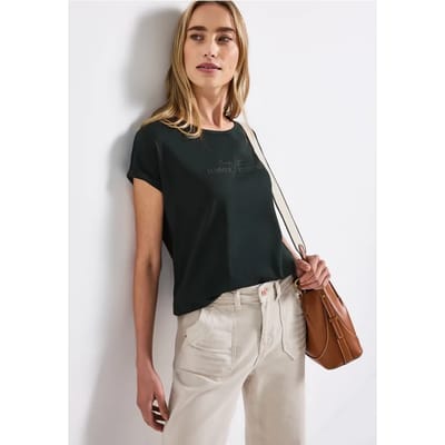 Basic shirt met print