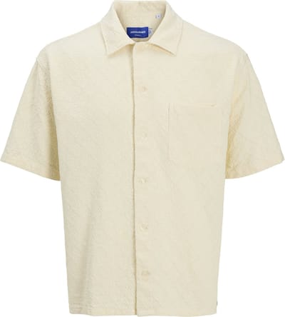 JACK&JONES - JORTAVIRA TEXTURE SHIRT SS LN - Heren - Overhemden