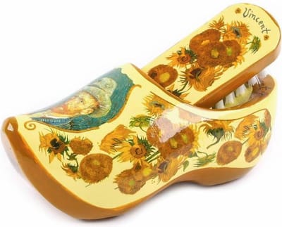 Houten Borstelklomp Van Gogh 16 Cm - Souvenir