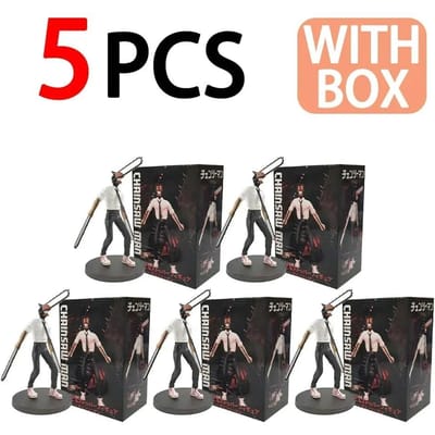 Figurine Anime Chainsaw Man Denji 19cm Denji/Power Figurine d'Action 1560 Chainsaw Man Denji Figurine Modèle de Collection pour Adultes Jouet Poupée