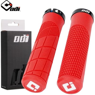 Poignées de Vélo en Caoutchouc Odi Mtb Alliage Verrouillage Bilatéral Antidérapant Manchon de Guidon Accessoires Vélo Bmx Cyclisme