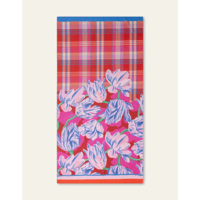 Oilily Atulp Check Sjaal- maatOne size Wild Rose