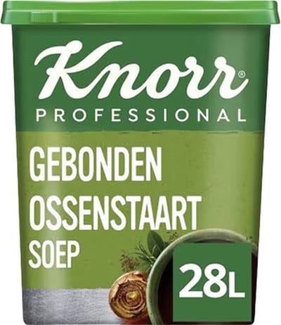 Knorr Professional - Gebonden Ossenstaartsoep (voor 28 ltr) - 1,26kg